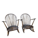 Pair of rocking chairs ercol lucian ercolani vintage design