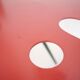 2 tables "Pic-Nic" par Lucien de Roeck pour Bois Manu