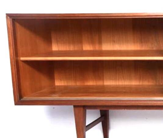 Scandinavian vintage teak sideboard, length 3m