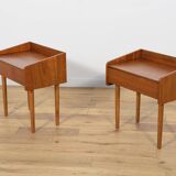 Mid-Century  Teak Danish Nightstands, 1960s