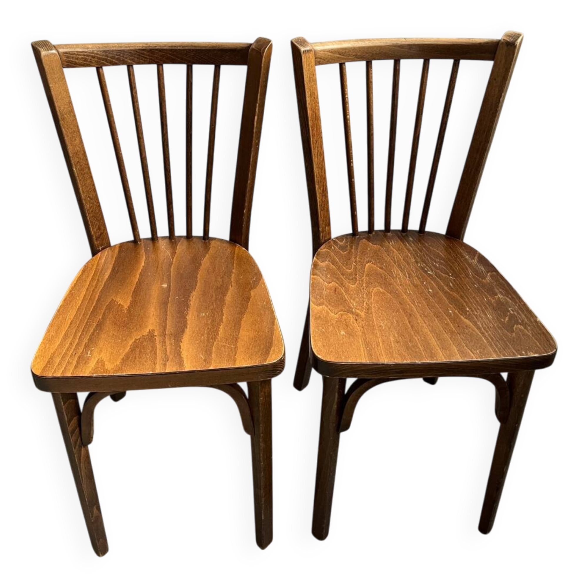 Paire de chaises bistrot Baumann
