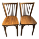 Paire de chaises bistrot Baumann