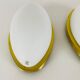 Paire d'appliques en verre opaque de Peill & Putzler, 1970, Allemagne