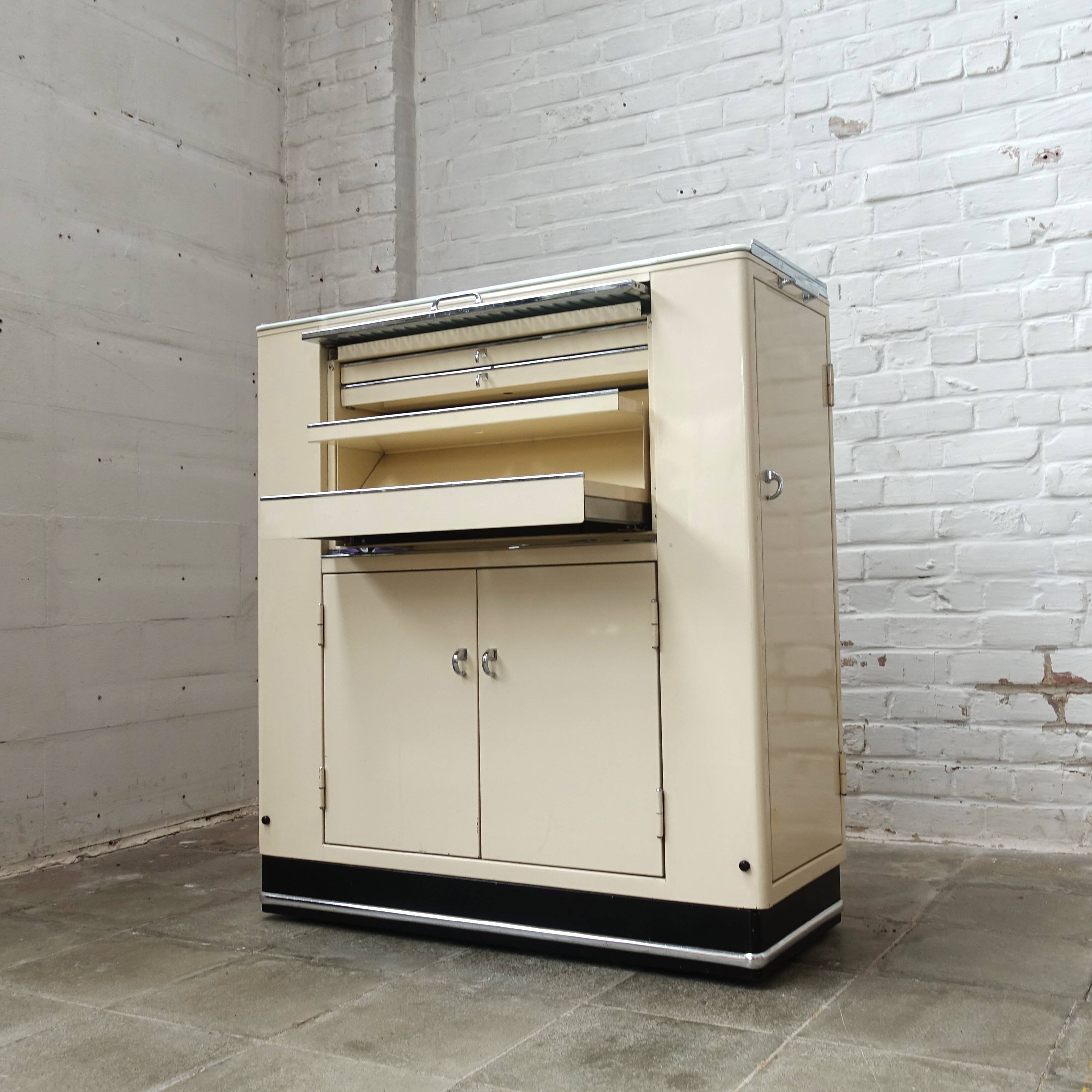 Vintage dental cabinet