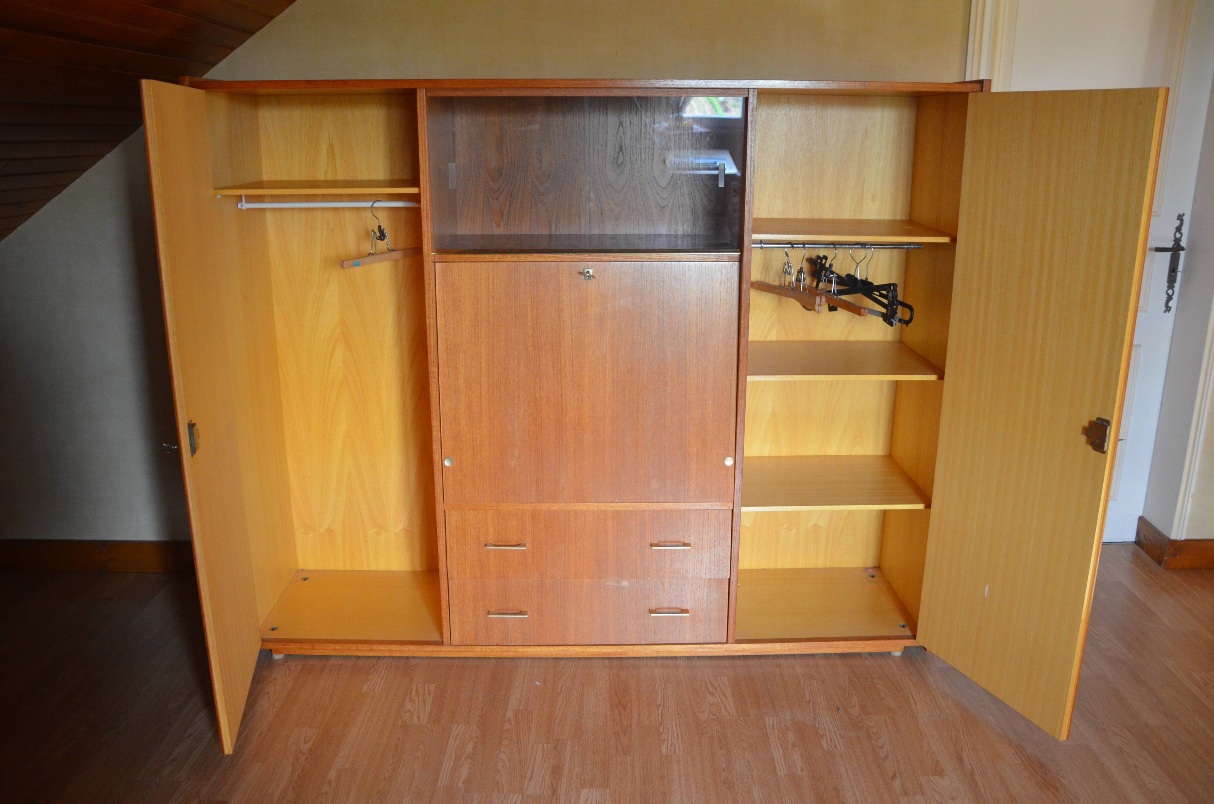 Vintage secretary cabinet