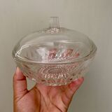 Set of 3 vintage glass candy jars
