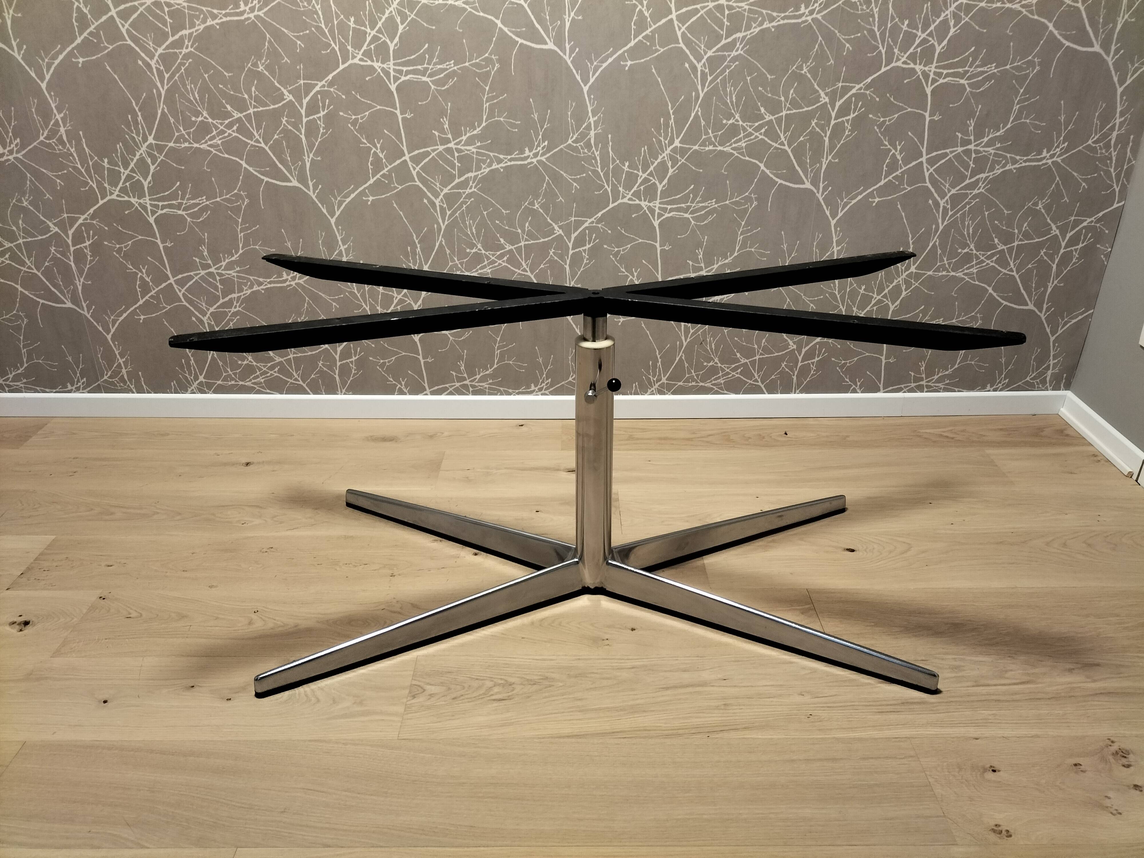 Coffee (or high) oval wooden table