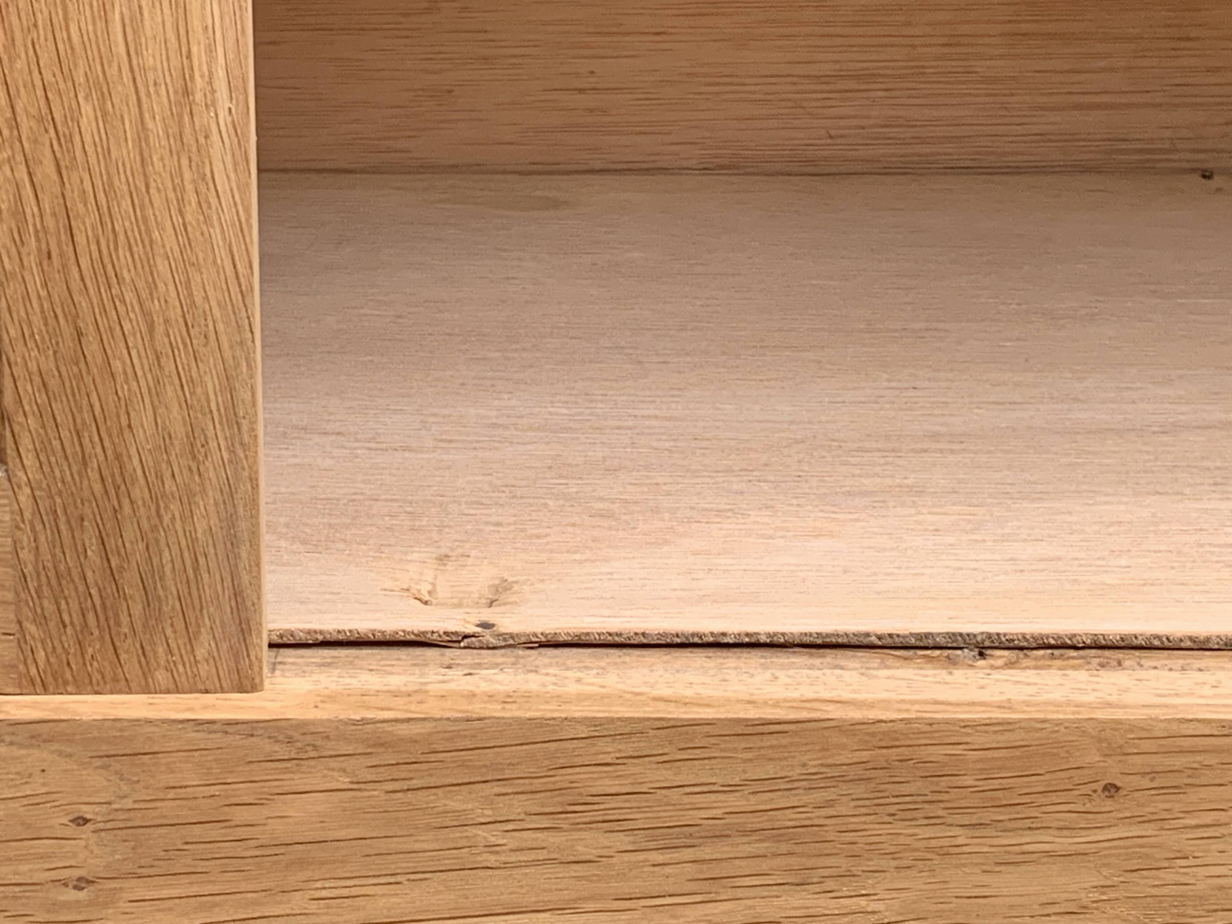 Parisian glass cabinet from La Samaritaine, 1960