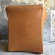Pair of convertible armchairs in cognac leather - vintage 1970