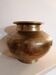 Pot à eau (vase) bénite antique en laiton d'Inde