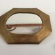 Duo de 2 miroirs laiton vintage