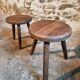 Pair of 1960s beechwood stools