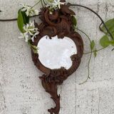 Hand mirror bird motif