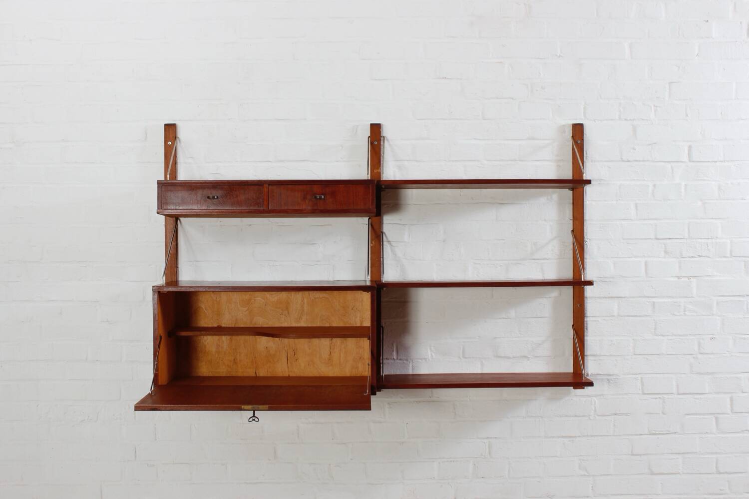 Vintage Teak Regal Danish Design Mid Century 60er 70er