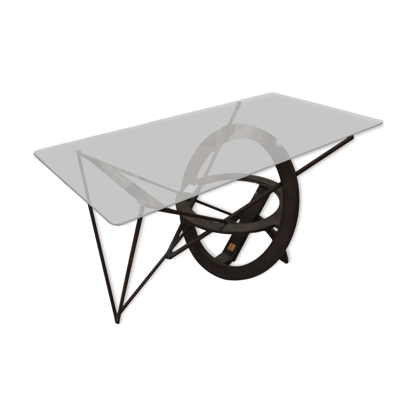 Industrial design coffee table
