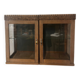 Pair of Art Deco display cabinets - 1930s