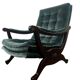 Vintage Empire armchair / single armchair / club armchair
