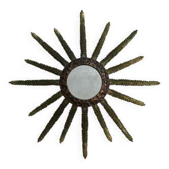 Bronze sun mirror from the 1950s France.