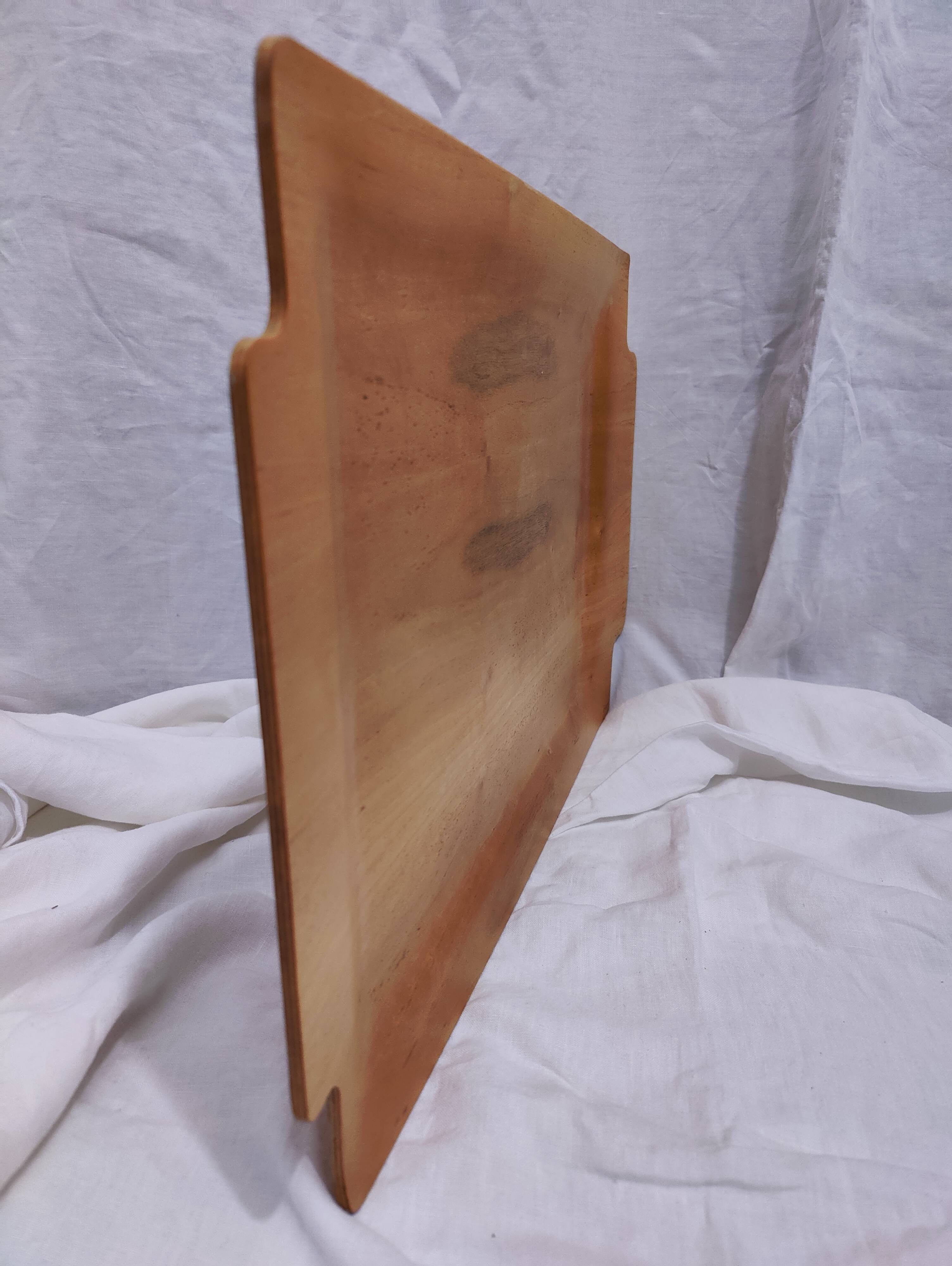 Plateau Ikea vintage feuille de bois formé