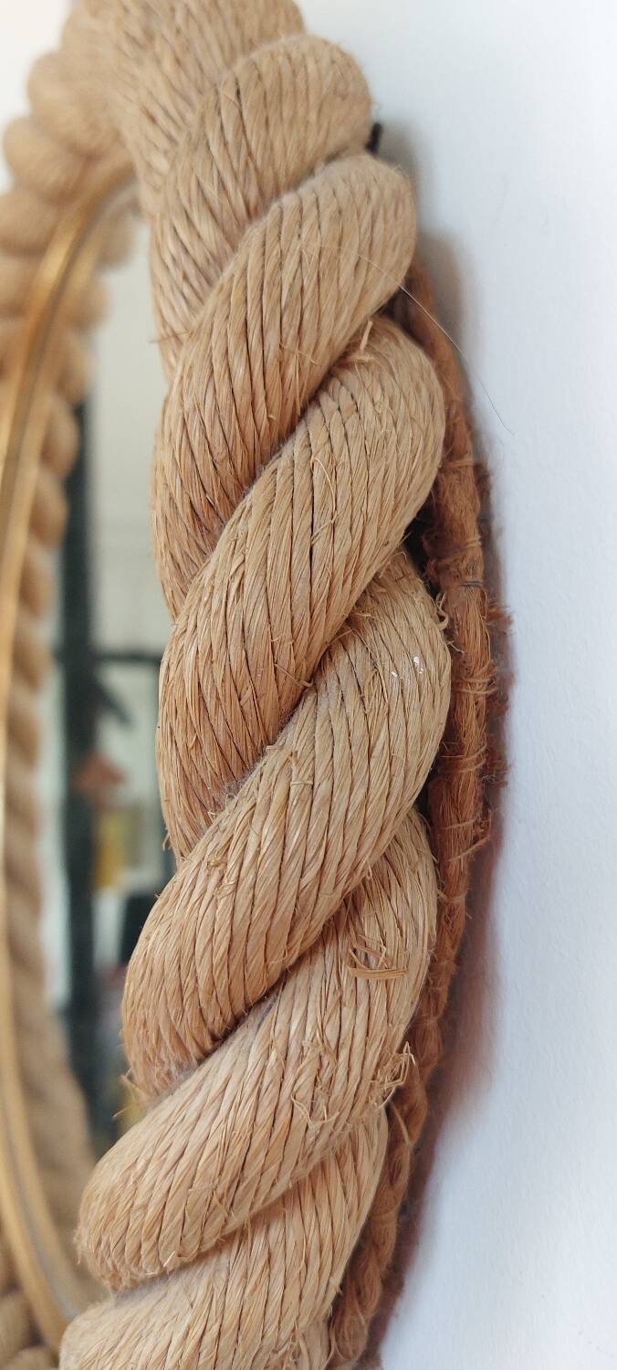 Vintage rope mirror