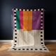 Unique handmade Berber rug 3x2 m