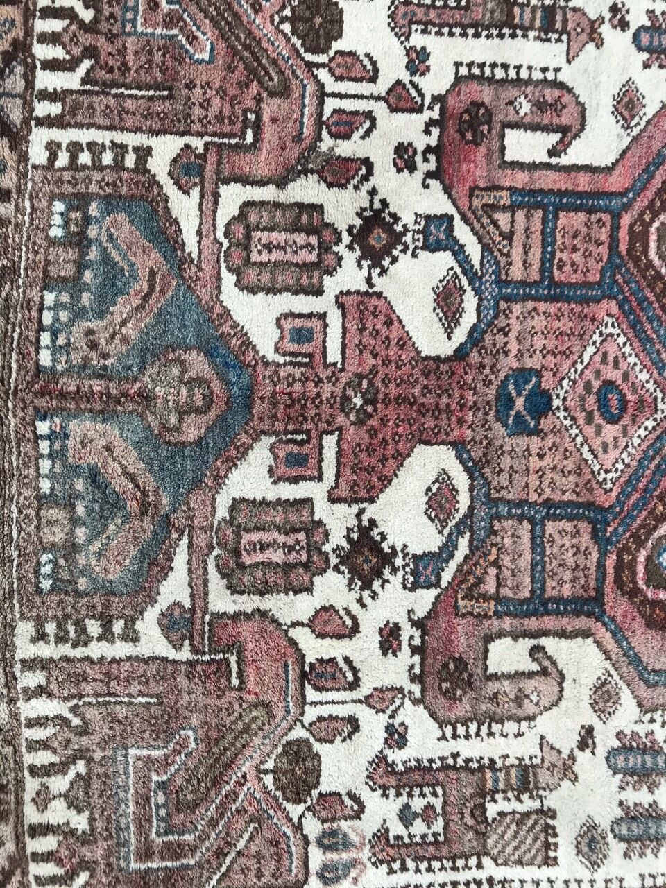 Vintage Persian carpet Hamadan 134x218 cm