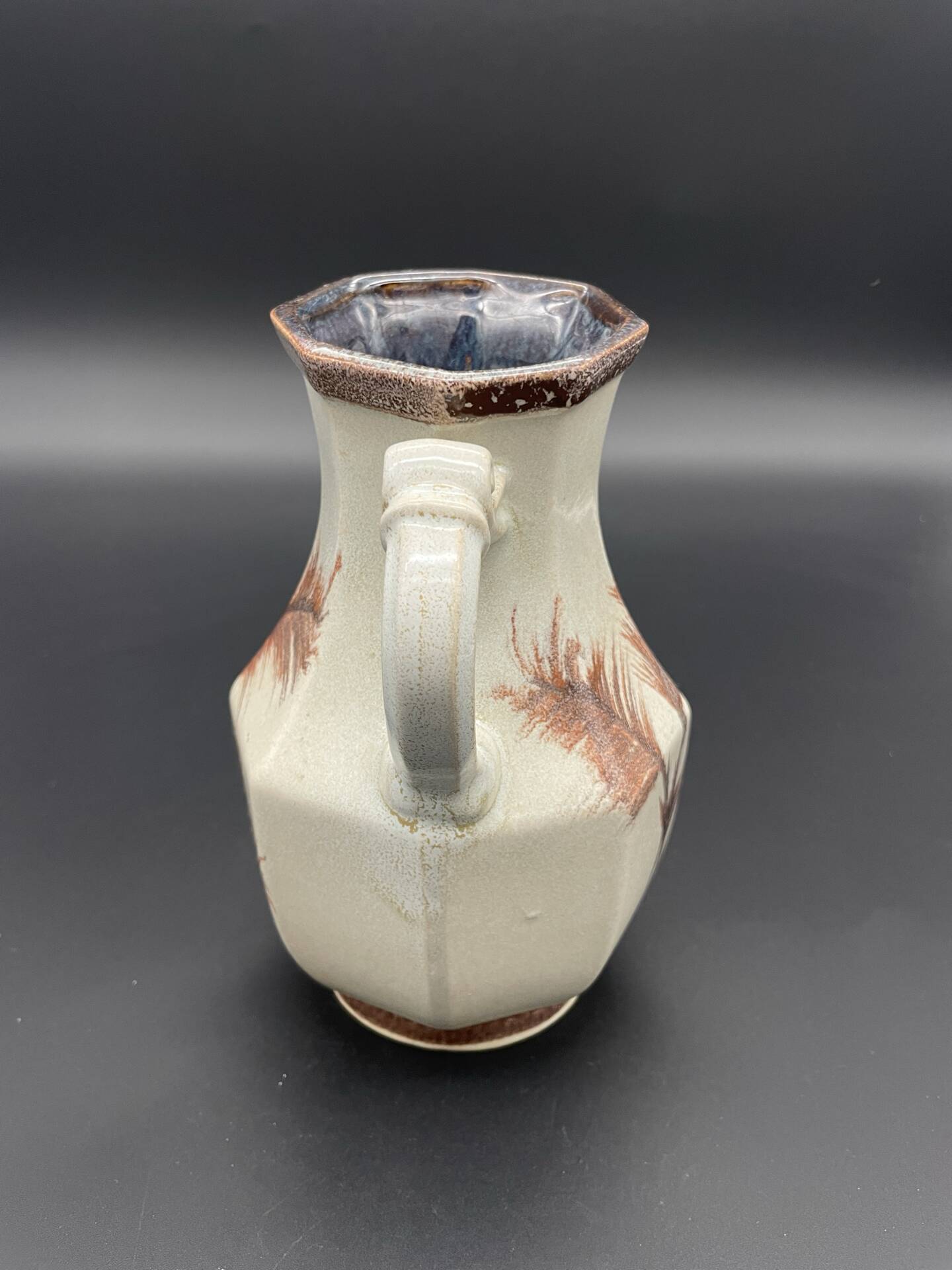 Pichet, vase à anse Bay Keramik 691-17, Allemagne de l’Ouest