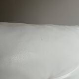 Fauteuil chauffeuse en simili blanc par Christian Koban pour DOM édition