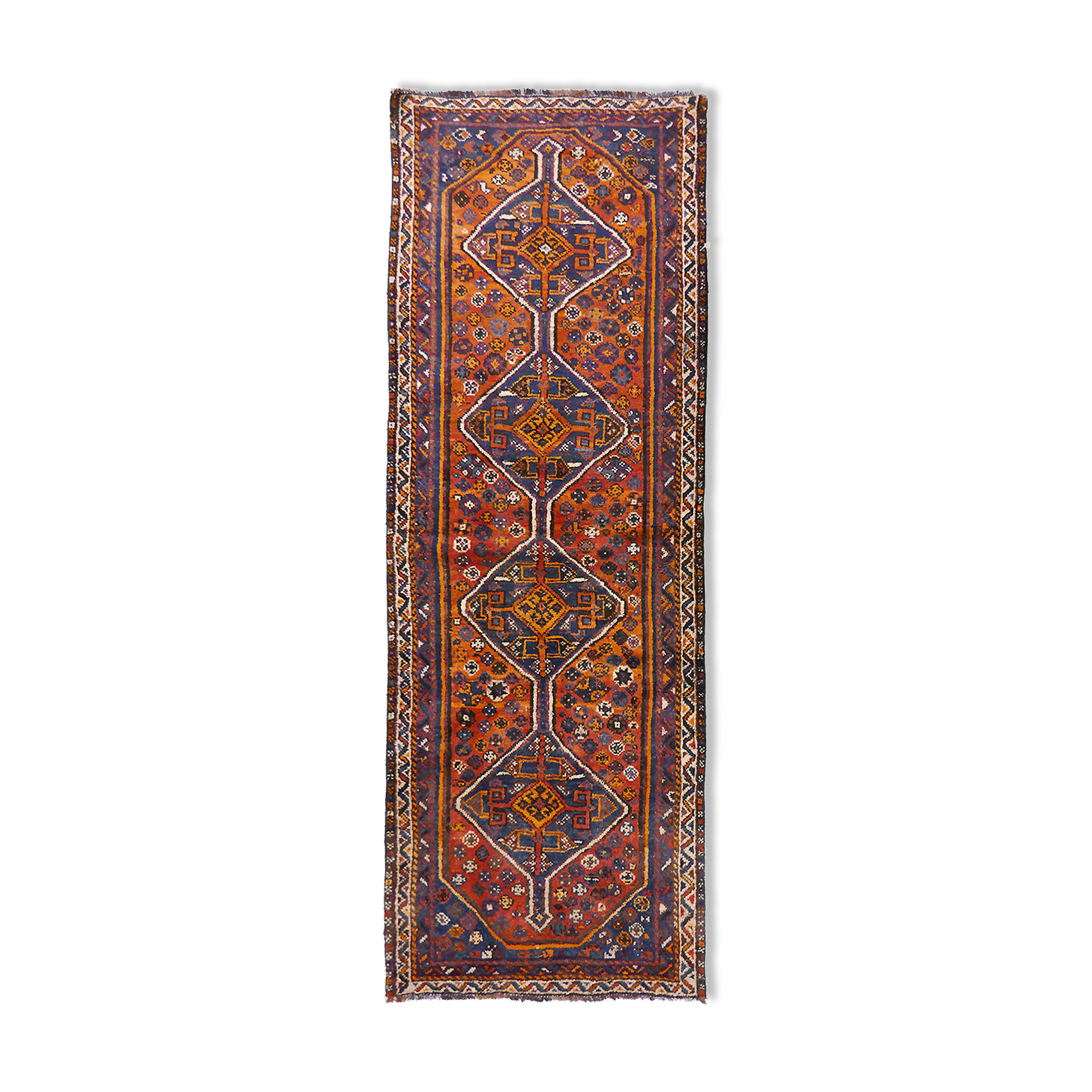 Corridor & orient carpet entirely handmade "Shiraz"