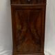 Walnut bedside and walnut veneer with marble, 1900
