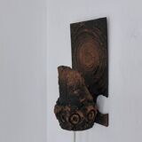 Brutalist ceramic wall sconce by Jouko Kytömaa | Finland | 1970s