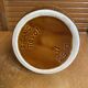 Old pichet revol barrel shape flamed ceramic 1 litre vintage #e