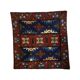 Ethnic wool cushion cover embroidered by hand 40x40 cm