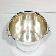 Seau à champagne en métal argenté