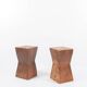 Pair of side tables from around 1950 in the style of Christian Liaigre.