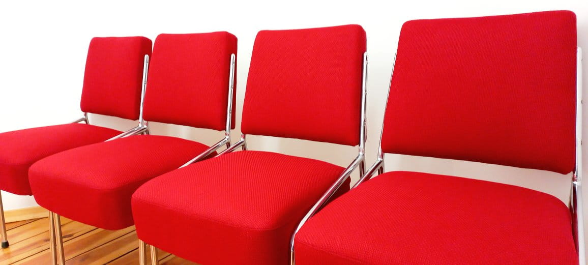 A set of four chairs designed by Hynek Gottwald, Czechoslovakia, Bauhaus
