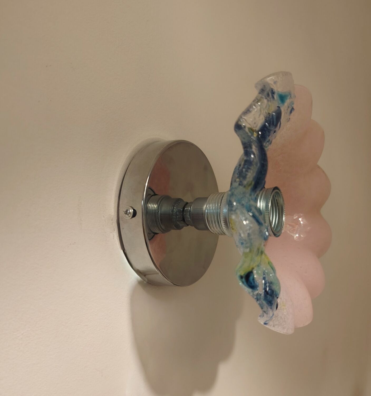 Murano flower wall light