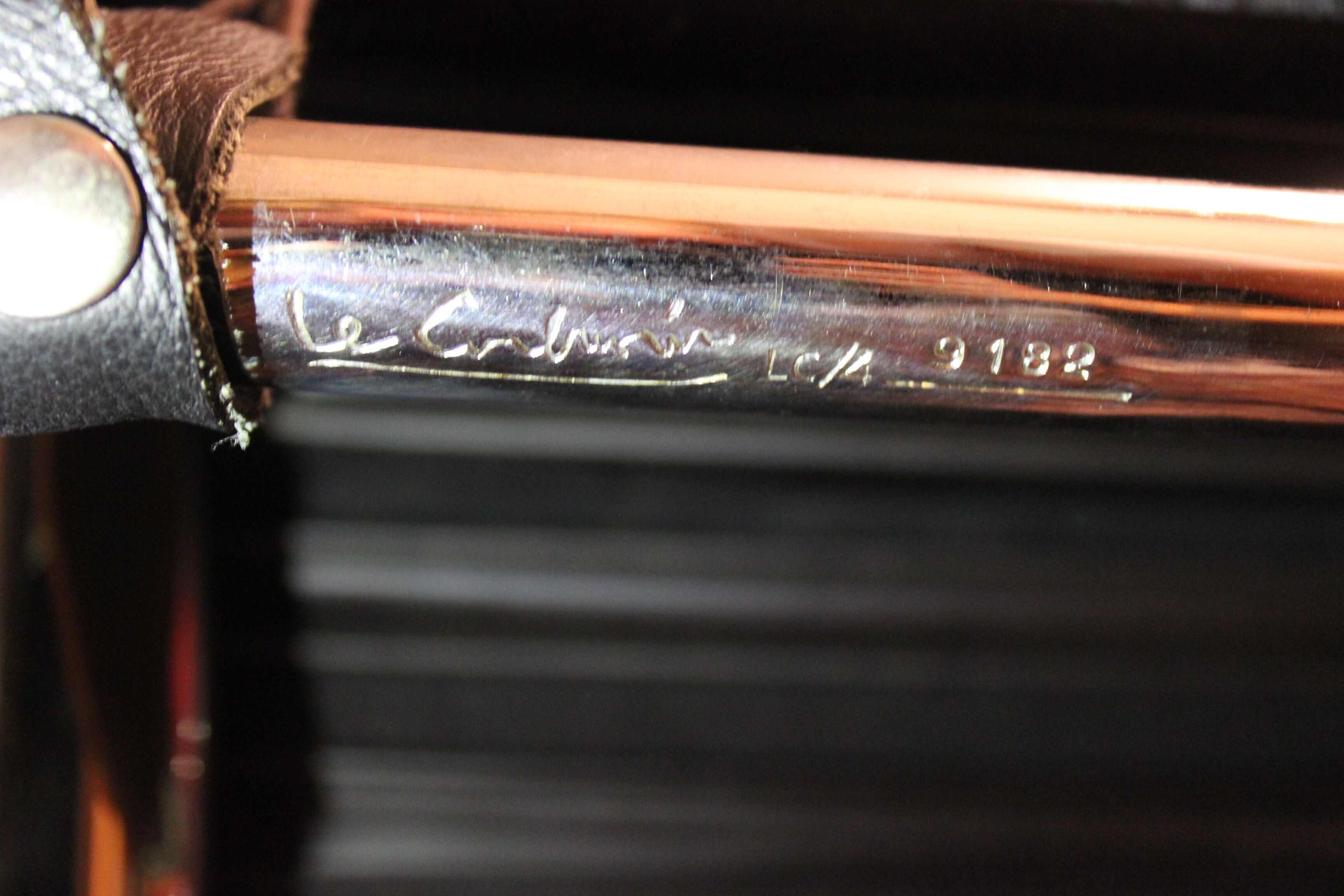 Le Corbusier chaise, model LC4, for Cassina designed in 1928