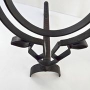 Paire de chenets vintage 1960