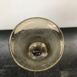 Biot style vintage bubble glass standing vase