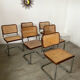 Lot de 6 chaises Cesca B32 Marcel Breuer, 1970