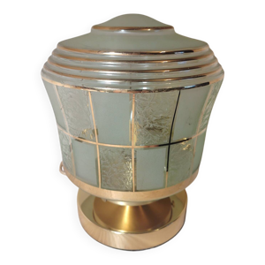 Lampe verrerie art Déco