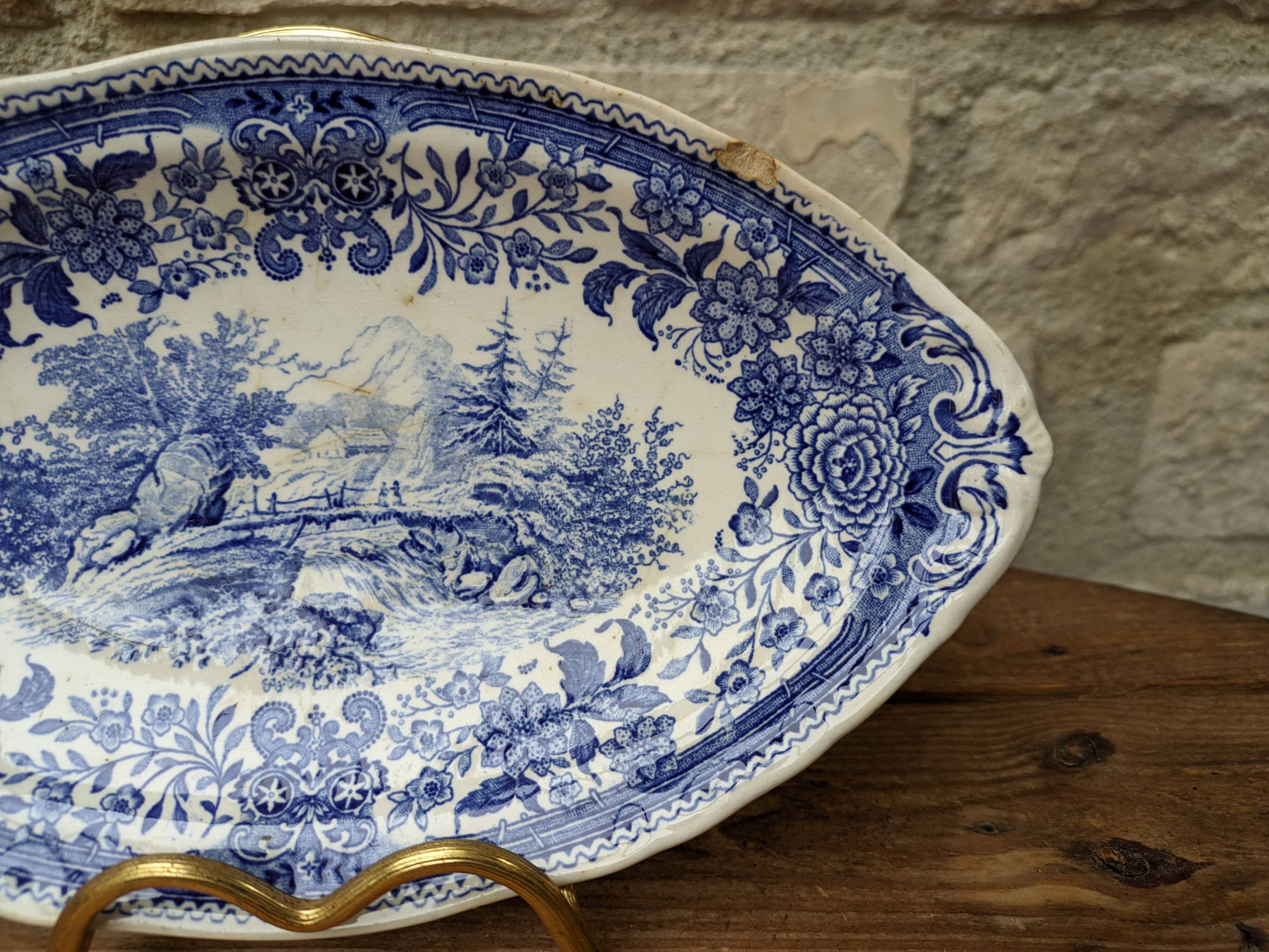 Old Villeroy and Boch Burgenland ceramic dish