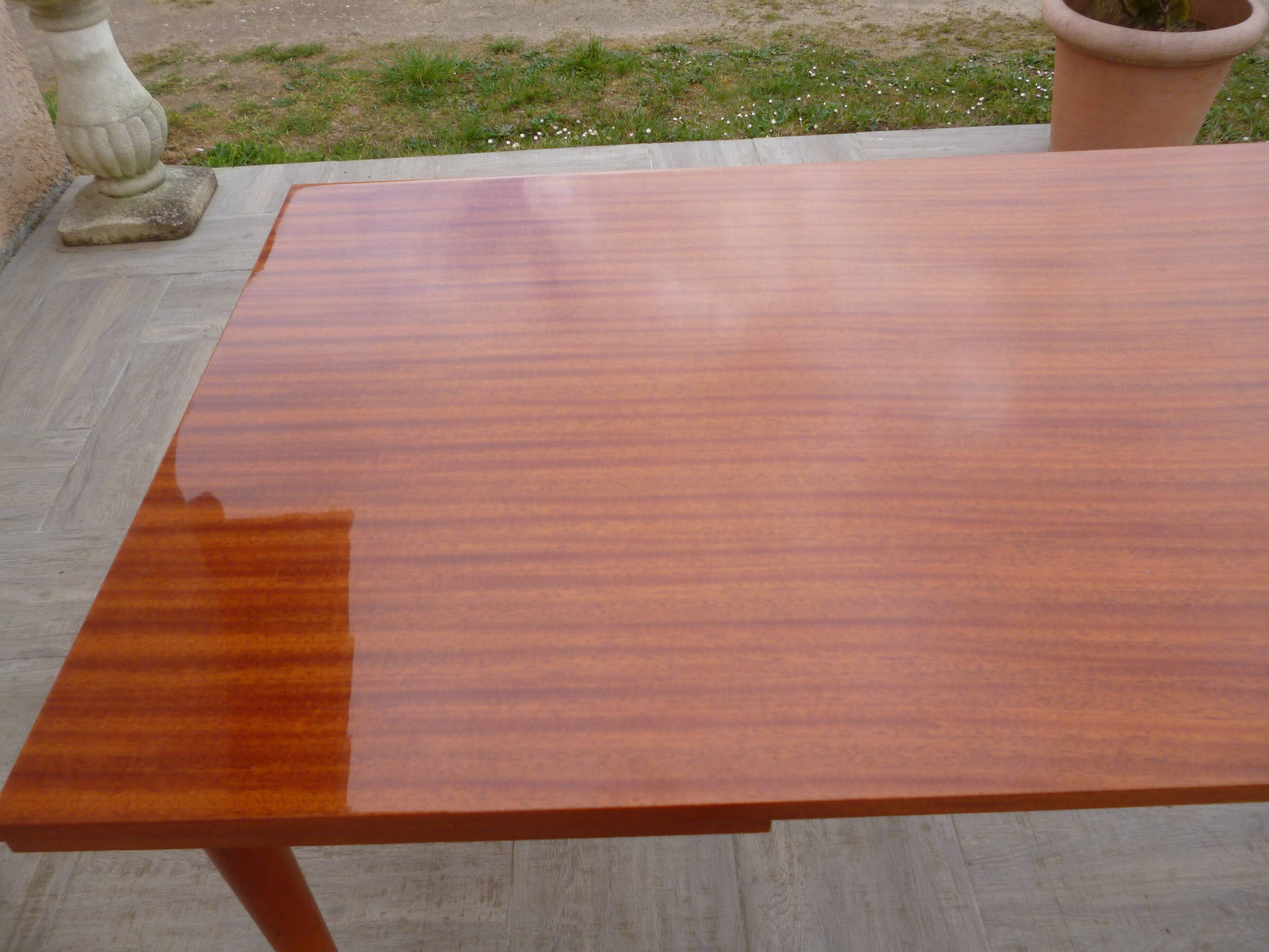 Table salle à manger avec rallonges vintage