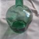 Demijohn Bonbonne green glass Vayelense Deco Indus vase collection