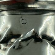 Silver timbale XlXeme poincon minerve large size 67 grams