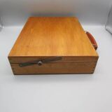 Old wooden paint box