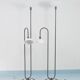 2 Postmodern 1980s Memphis Style Uplighter Floor Lamps, Torchiere, Italy, 1980s