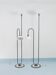 2 Postmodern 1980s Memphis Style Uplighter Floor Lamps, Torchiere, Italy, 1980s