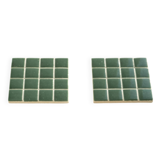Coasters glass enamels-coasters-mosaic-handmade